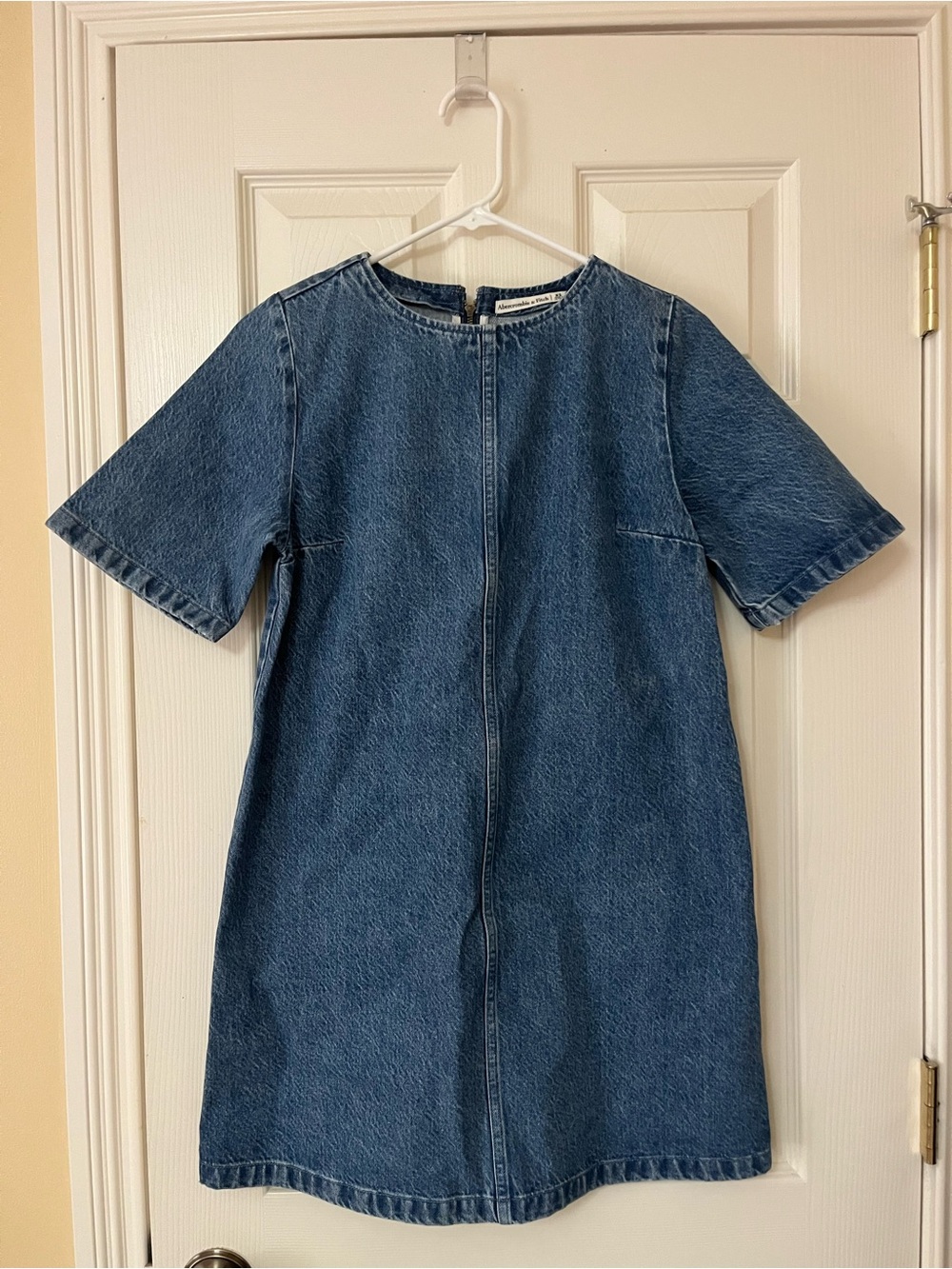Abercrombie & Fitch Denim Shift Dress - Medium Blue